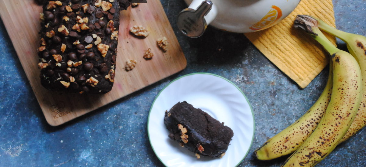 Easiest Vegan Chocolate Banana Bread