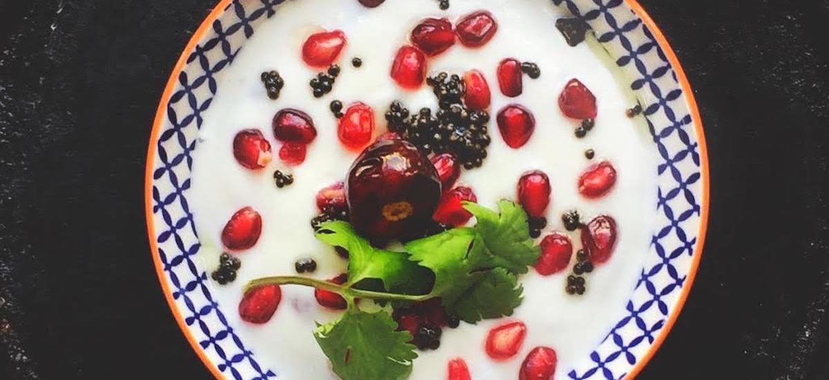 Pomegranate Raita